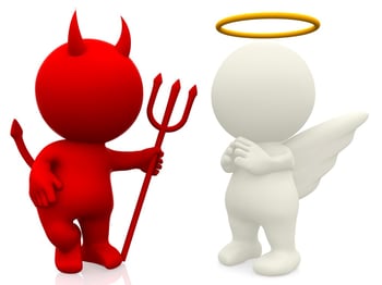 3D angel and devil - isolated over a white background.jpeg